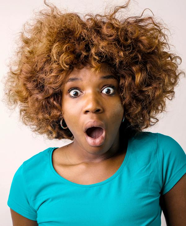 surprised woman