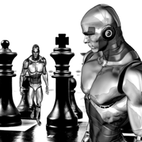 cyborg chess battle