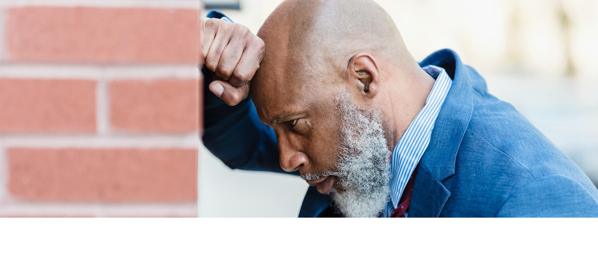 discouraged business man