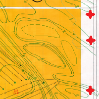 net pay map with offsetting drilling locations