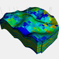 OOIP grid block visualization